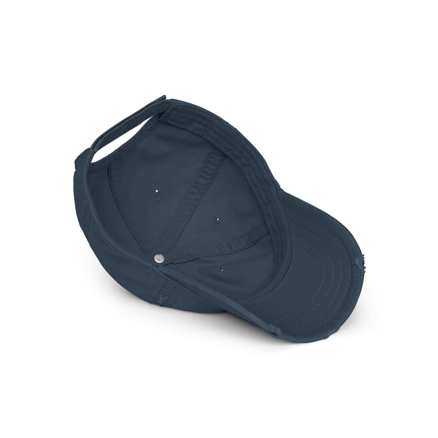 Otto Cap Destressed Dad-Hat PF1059 Rock'n Roll navy blue