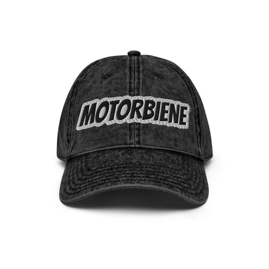 Otto Vintage Cotton Twill Cap PF1214 Motorbiene schwarz