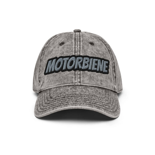 Otto Vintage Cotton Twill Cap PF1219 Motorbiene charcoal