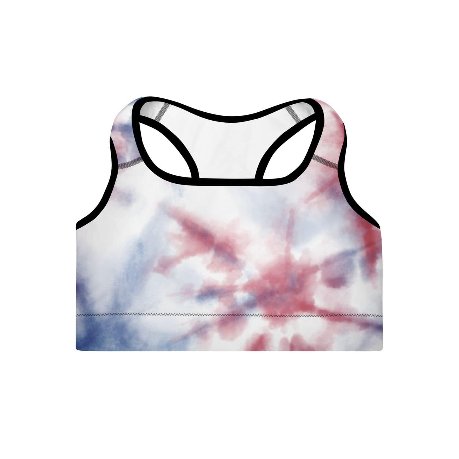 Padded Bustier Sport-BH PF5037 schwarz blue red