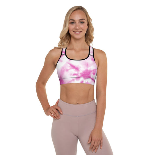 Padded Bustier Sport BH HB5038 black pink