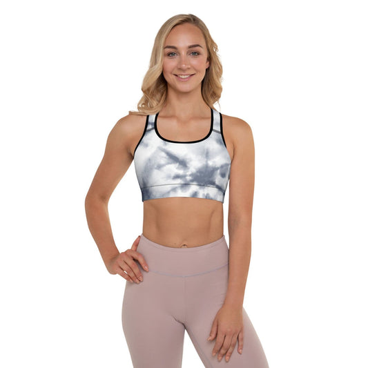 Padded Bustier Sport BH HB5039 black grey