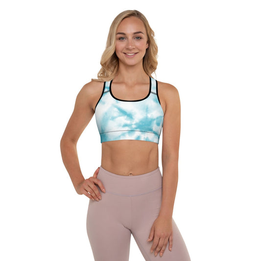 Padded Bustier Sport BH HB5041 black blue
