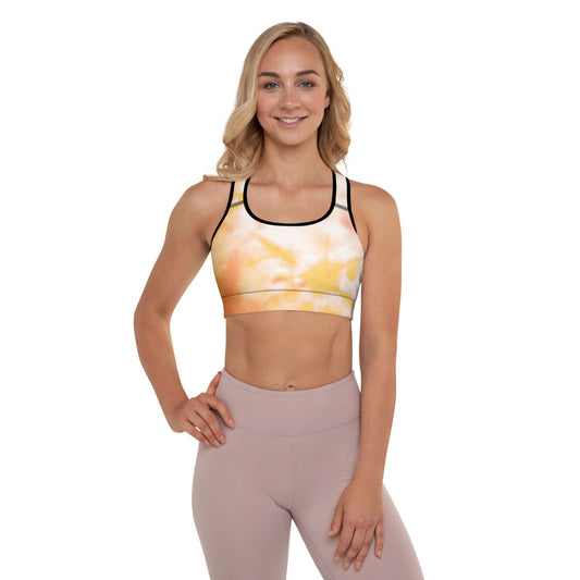 Padded Bustier Sport BH HB5043 black orange