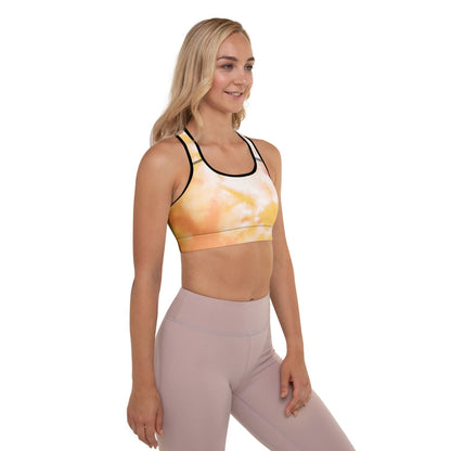 Padded Bustier Sport BH HB5043 black orange