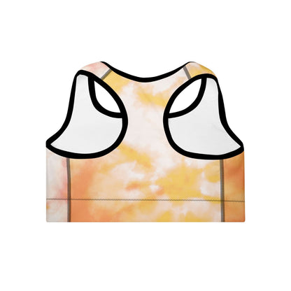 Padded Bustier Sport BH HB5043 black orange