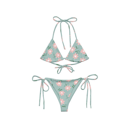 Recycled Allover String-Bikini HB2124 blumenmuster