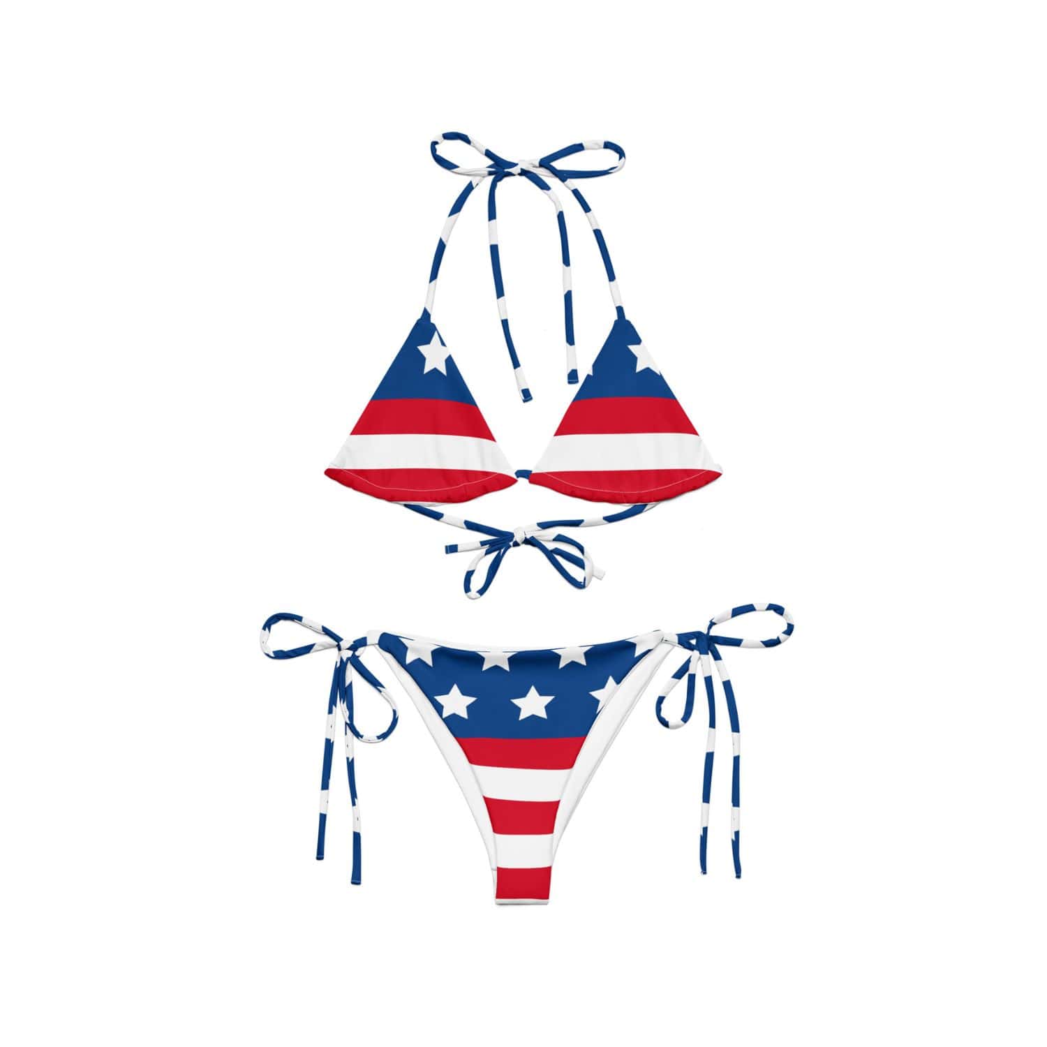 Recycled Allover String-Bikini PF2109 america