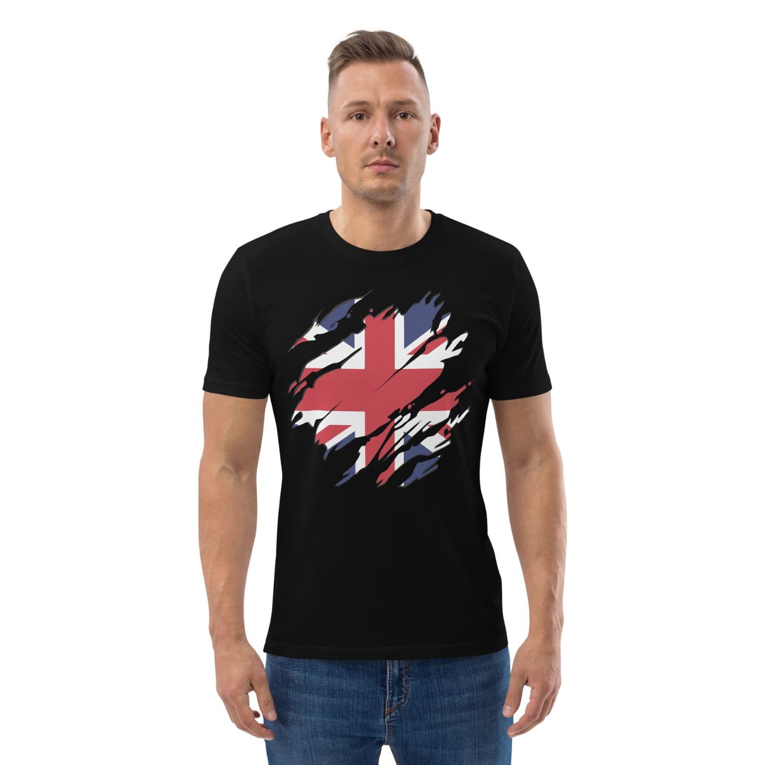 Stanley Classic Herren T-Shirt HB7078 Union Jack schwarz