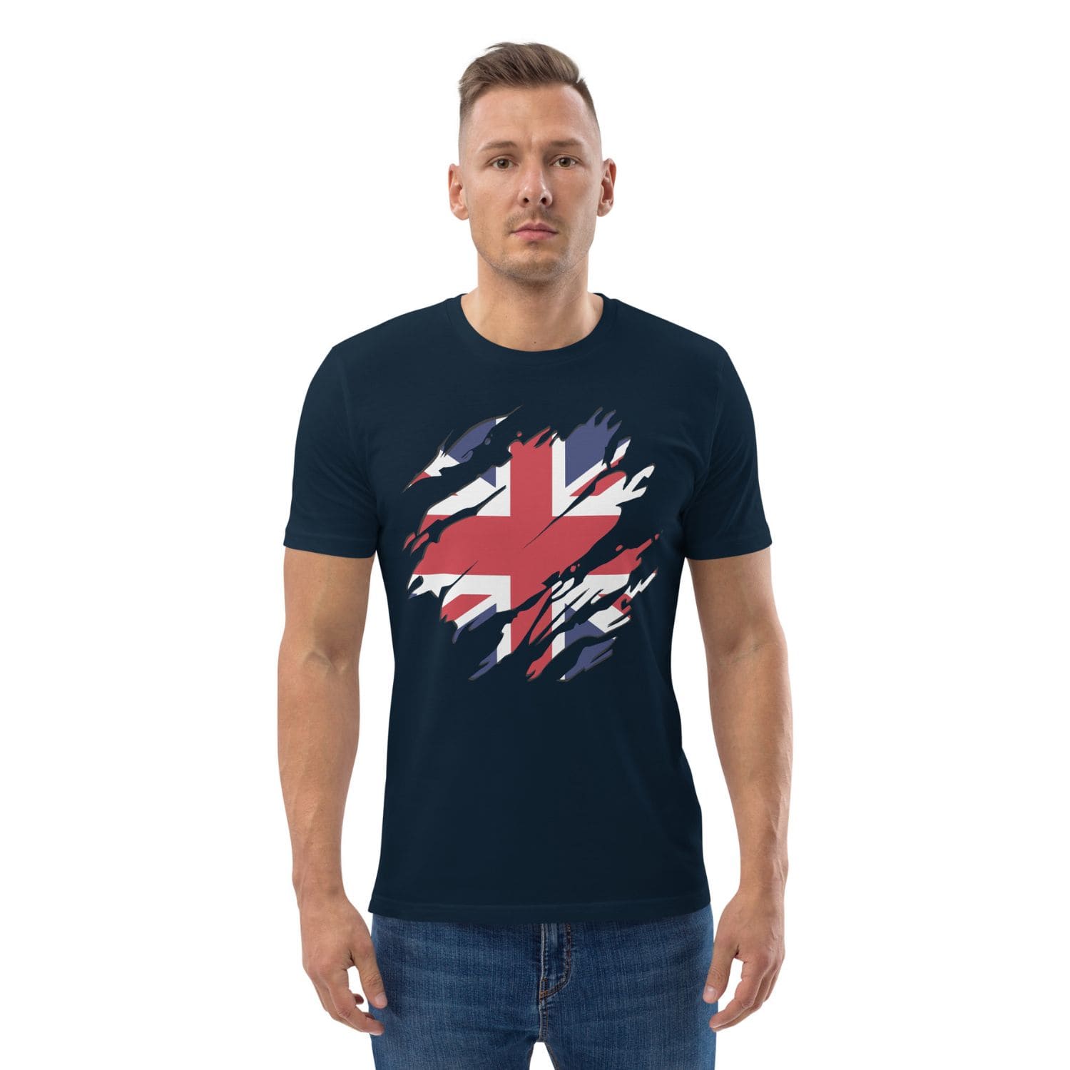 Stanley Classic Herren T-Shirt PF7068 Union Jack navy blue