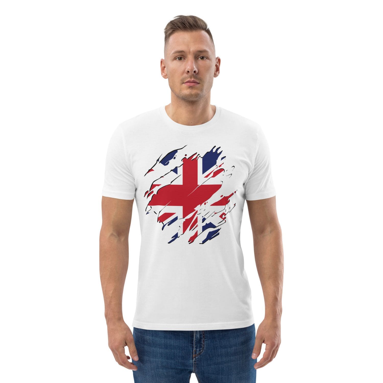 Stanley Classic Herren T-Shirt PF7069 Union Jack weiss