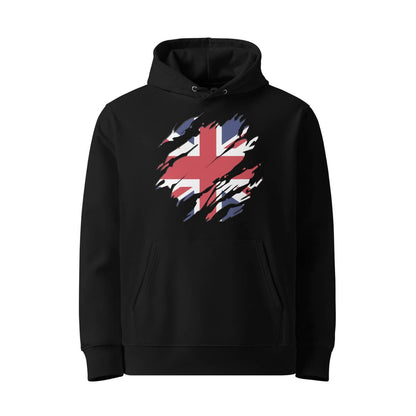 Stanley Herren Classic Hoodie PF7198 Union Jack schwarz