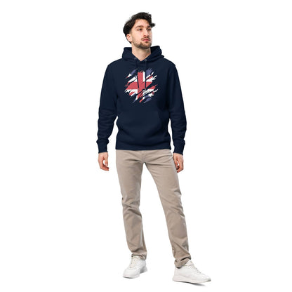 Stanley Herren Classic Hoodie PF7199 Union Jack navy blue