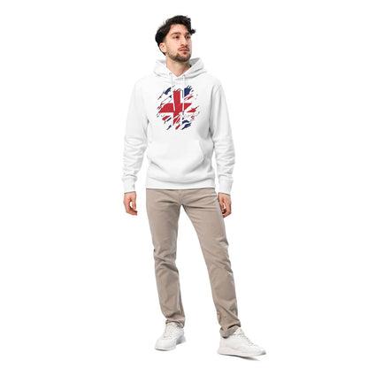 Stanley Herren Classic Hoodie PF7201 Union Jack weiss