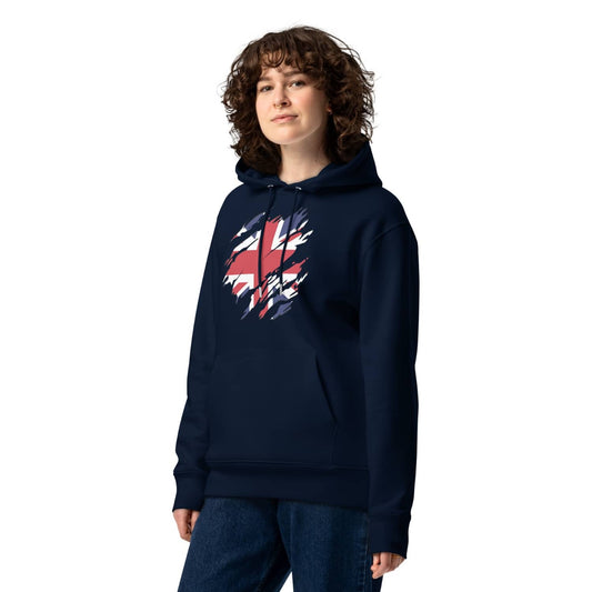 Stella Damen Classic Hoodie PF3203 Union Jack navy blue
